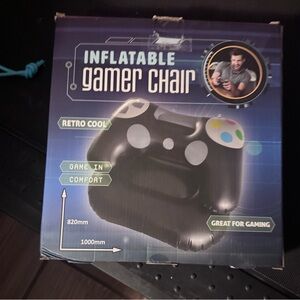 Inflatable Gamer Chair - Black